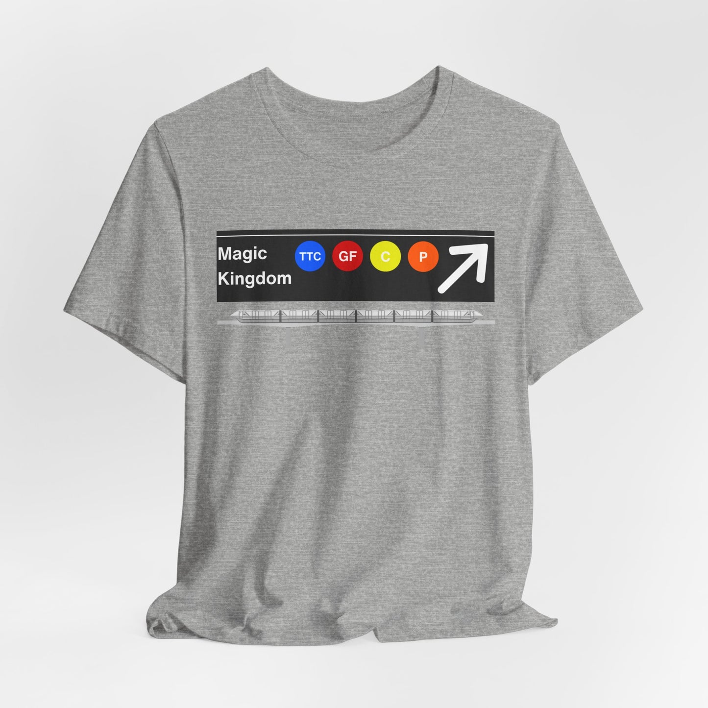 Monorail - Deep Heather Tee