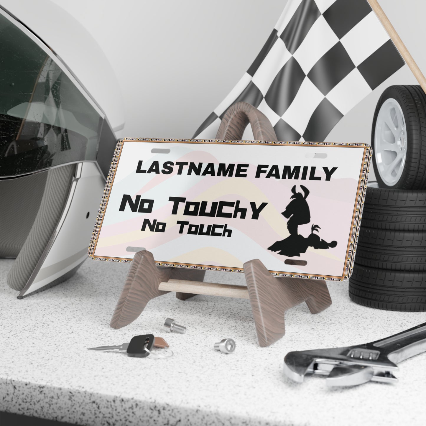 No Touchy - Personalized Stroller Sign