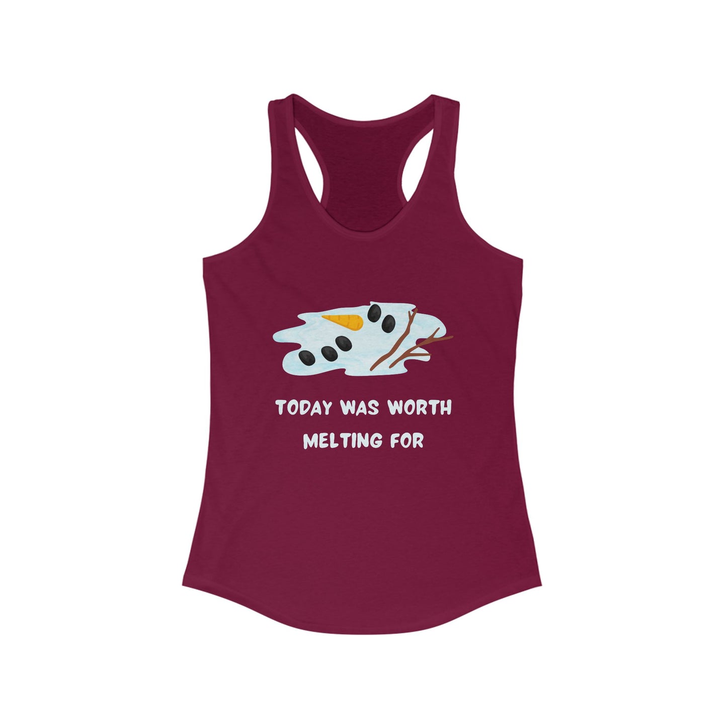 Worth Melting For - Women's Racerback Tank Top