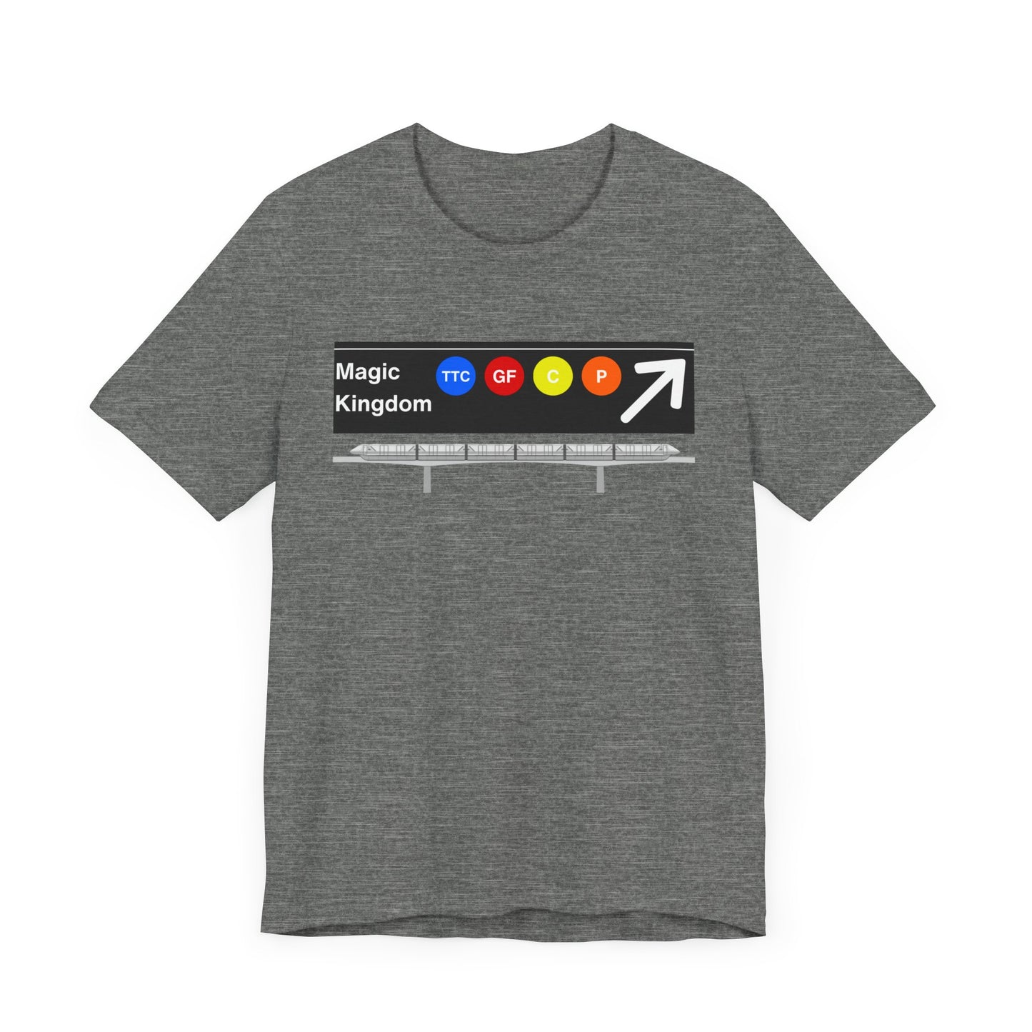 Monorail - Deep Heather Tee