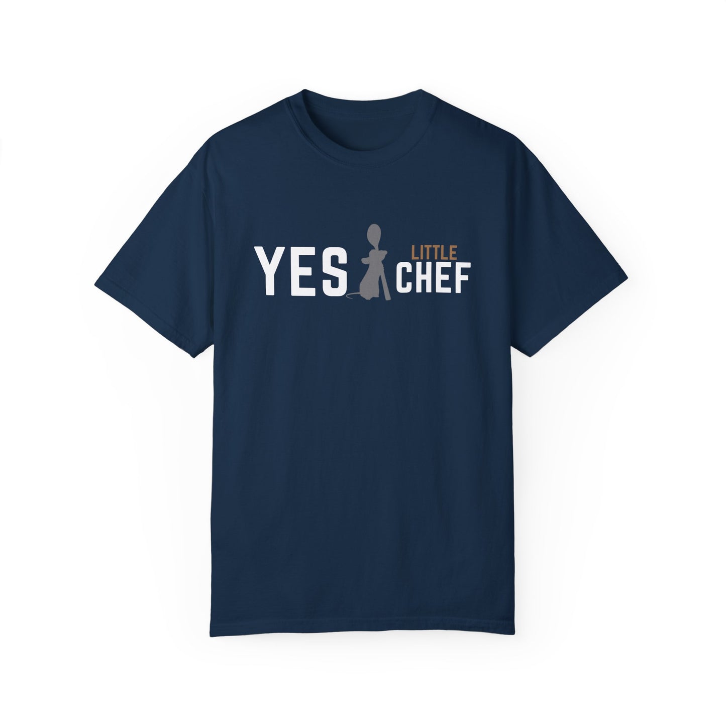 Yes Little Chef — Comfort Colors Navy Tee