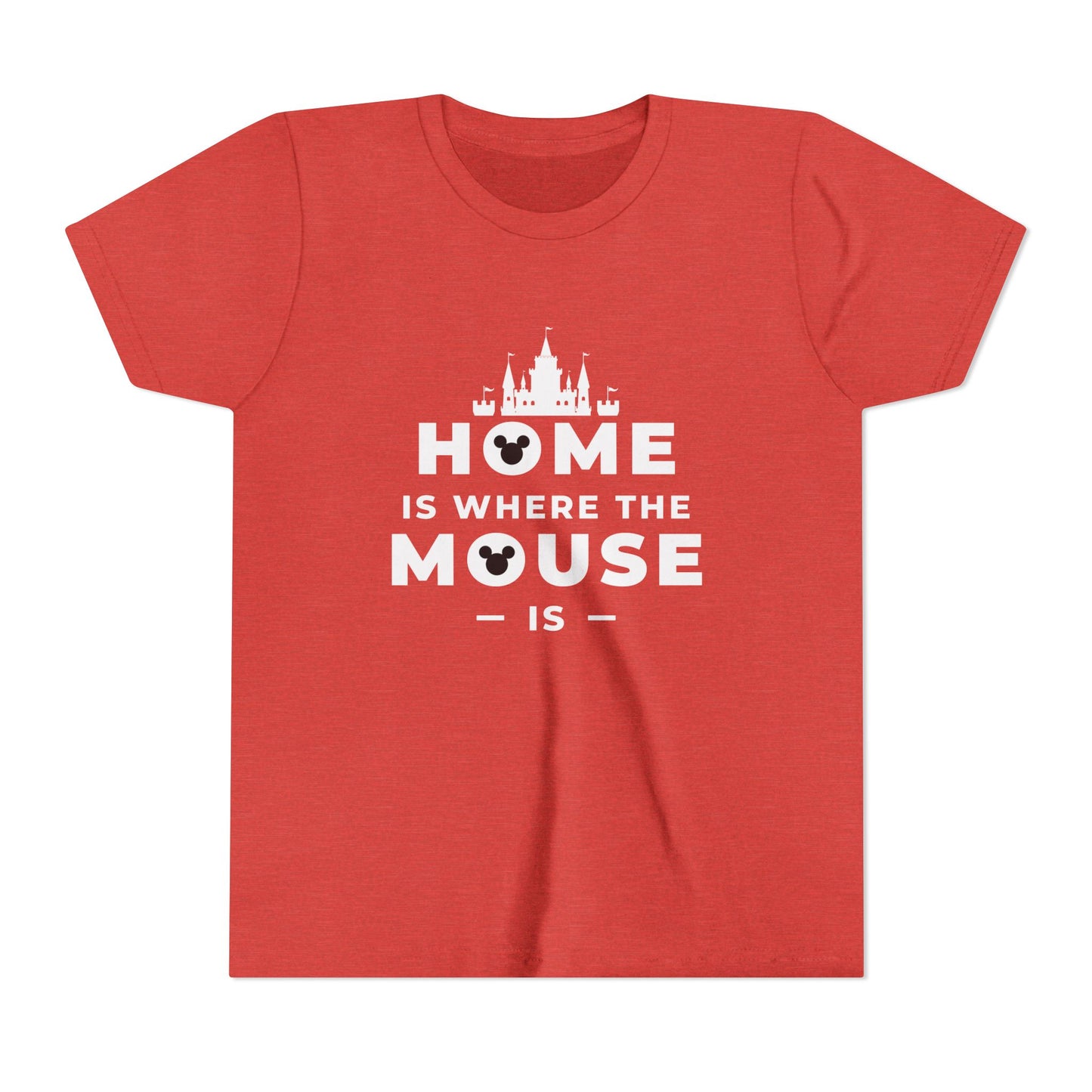 Welcome Home Block - Red Heather Youth Tee