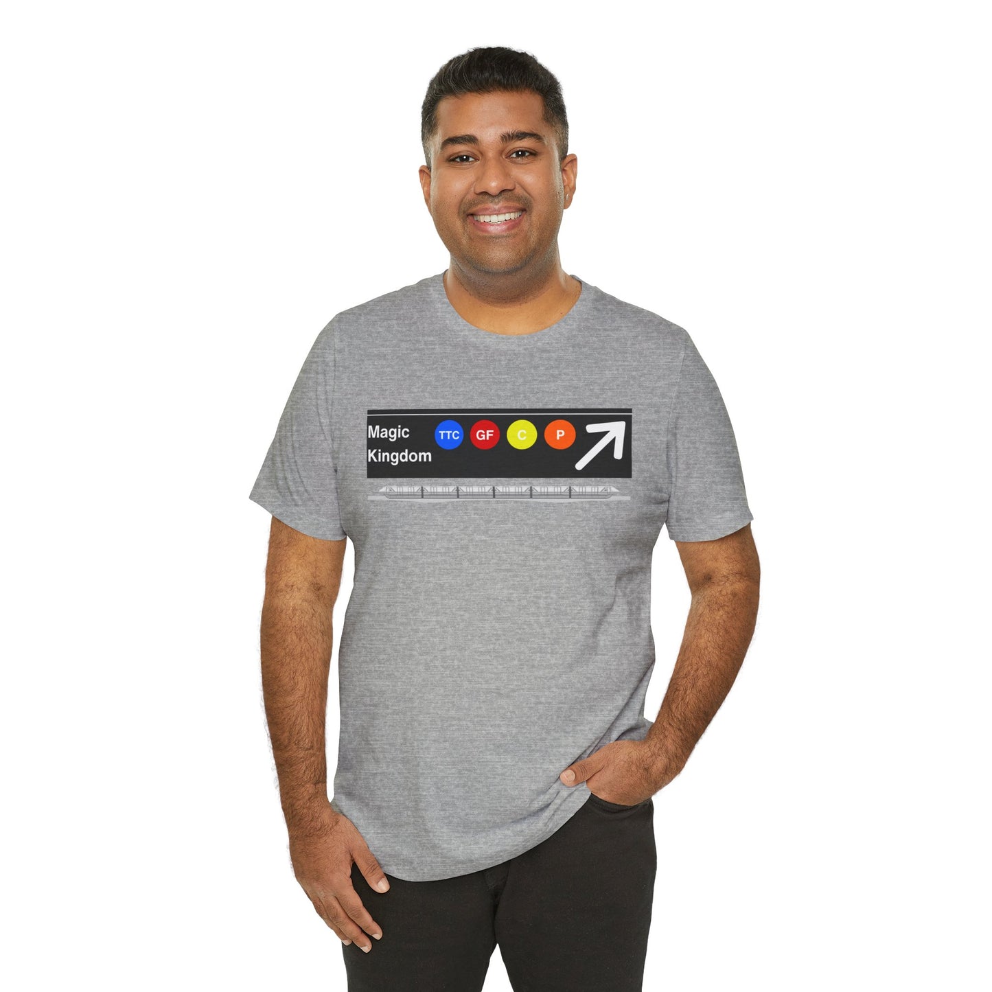 Monorail - Deep Heather Tee