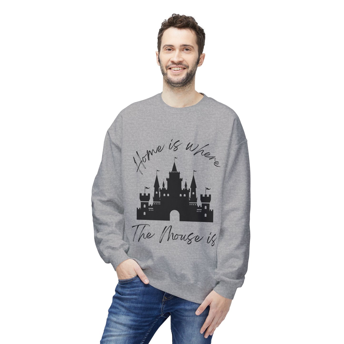 Welcome Home Script - Sport Grey Sweatshirt