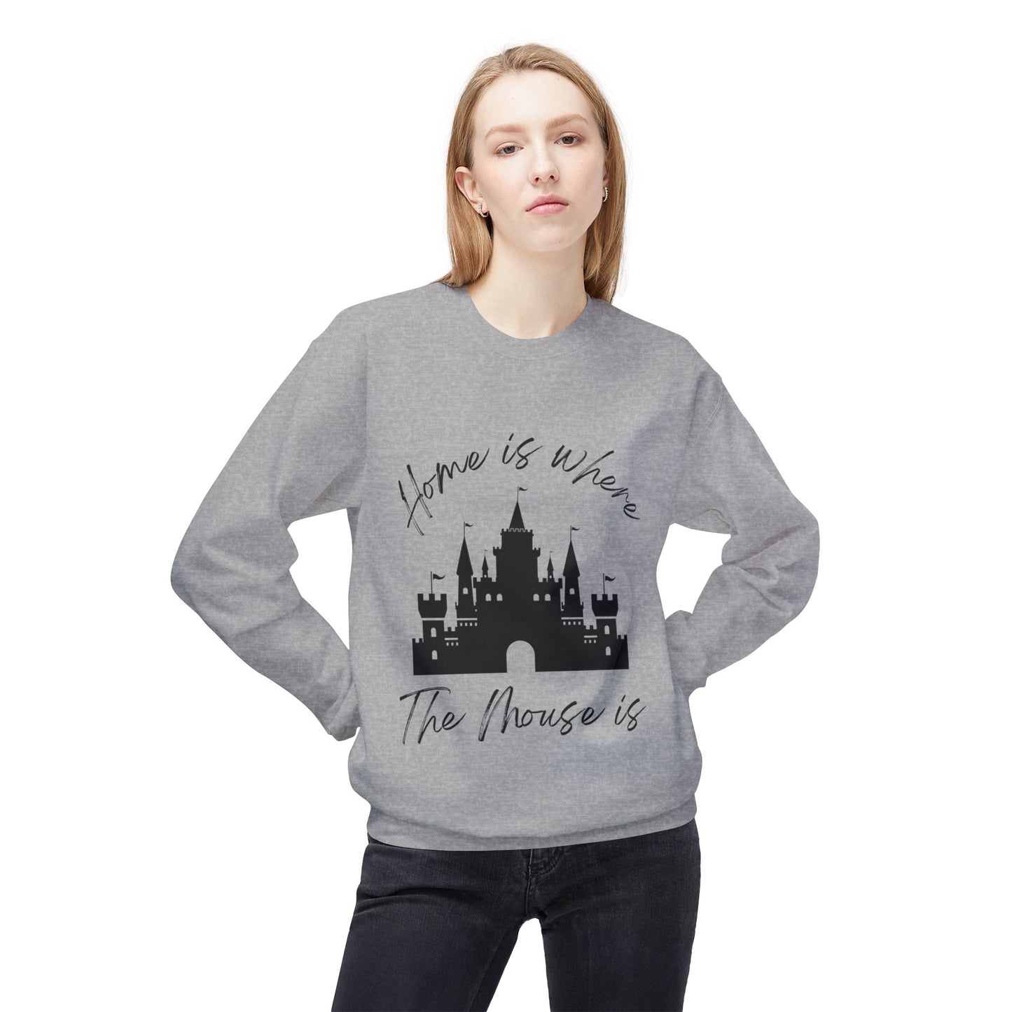 Welcome Home Script - Sport Grey Sweatshirt