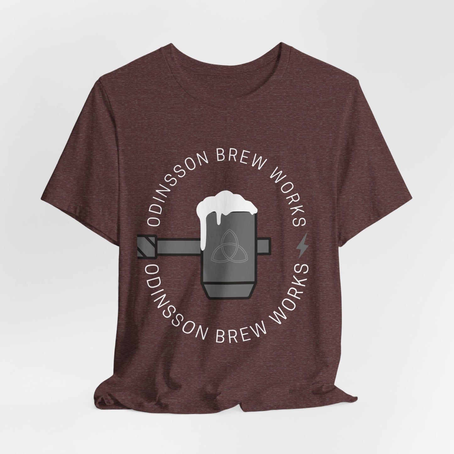 Odinsson Brew Works - Heather Maroon Tee