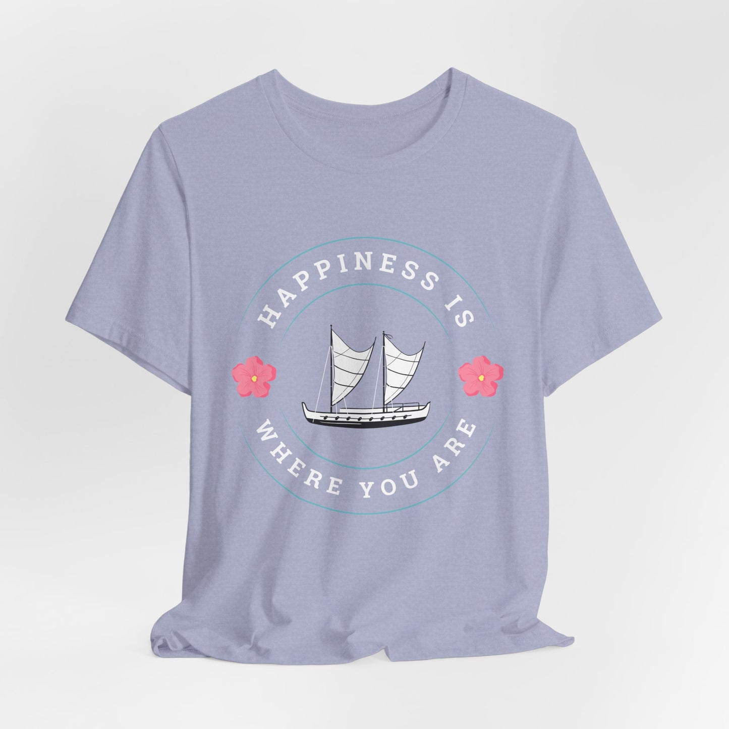 Where You Are - Heather Blue Tee