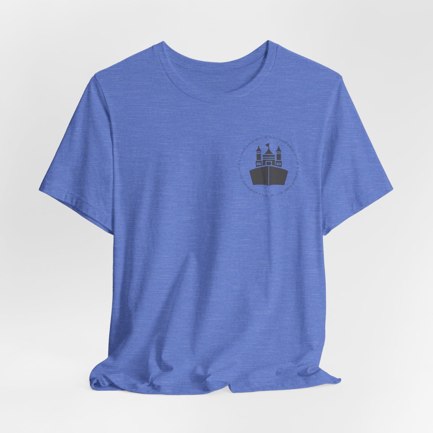 Small World — Heather Columbia Blue Tee