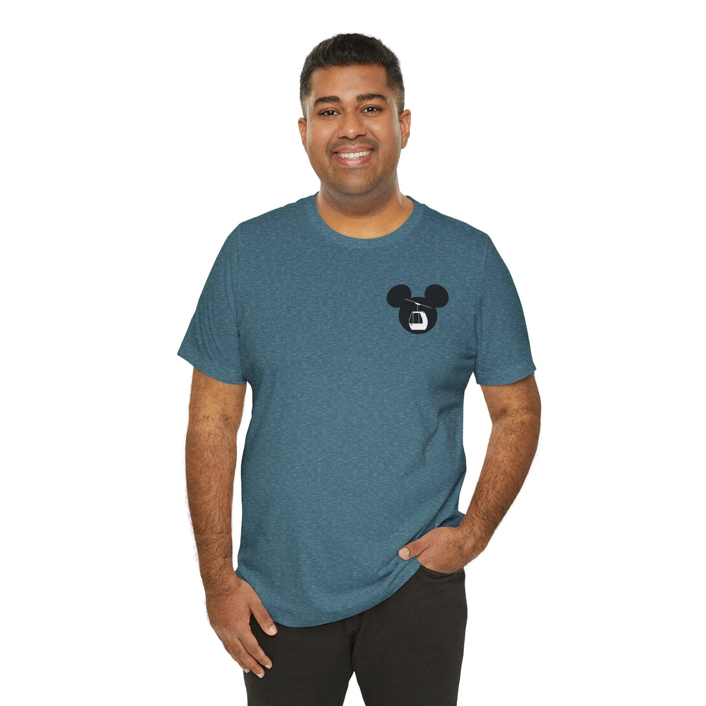 Disney Skyliner - Heather Teal Tee