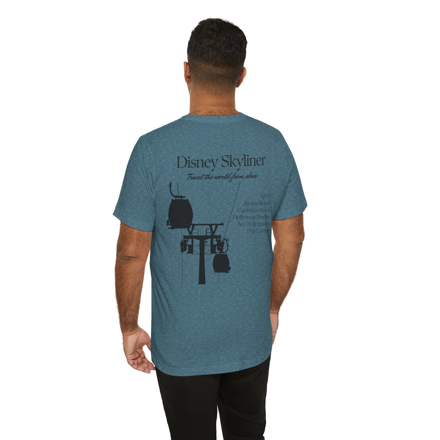 Disney Skyliner - Heather Teal Tee