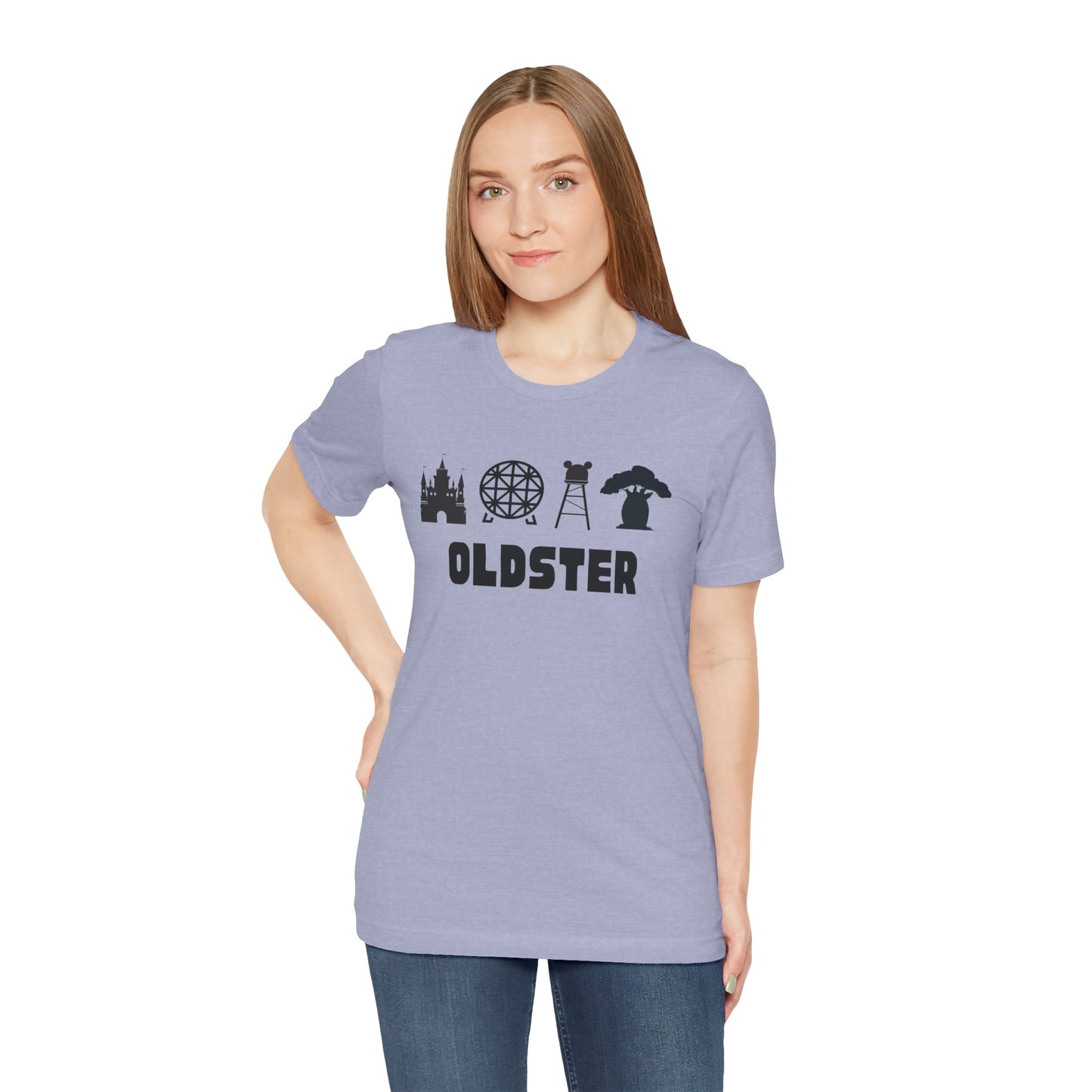 Oldster Walt - Heather Blue Tee