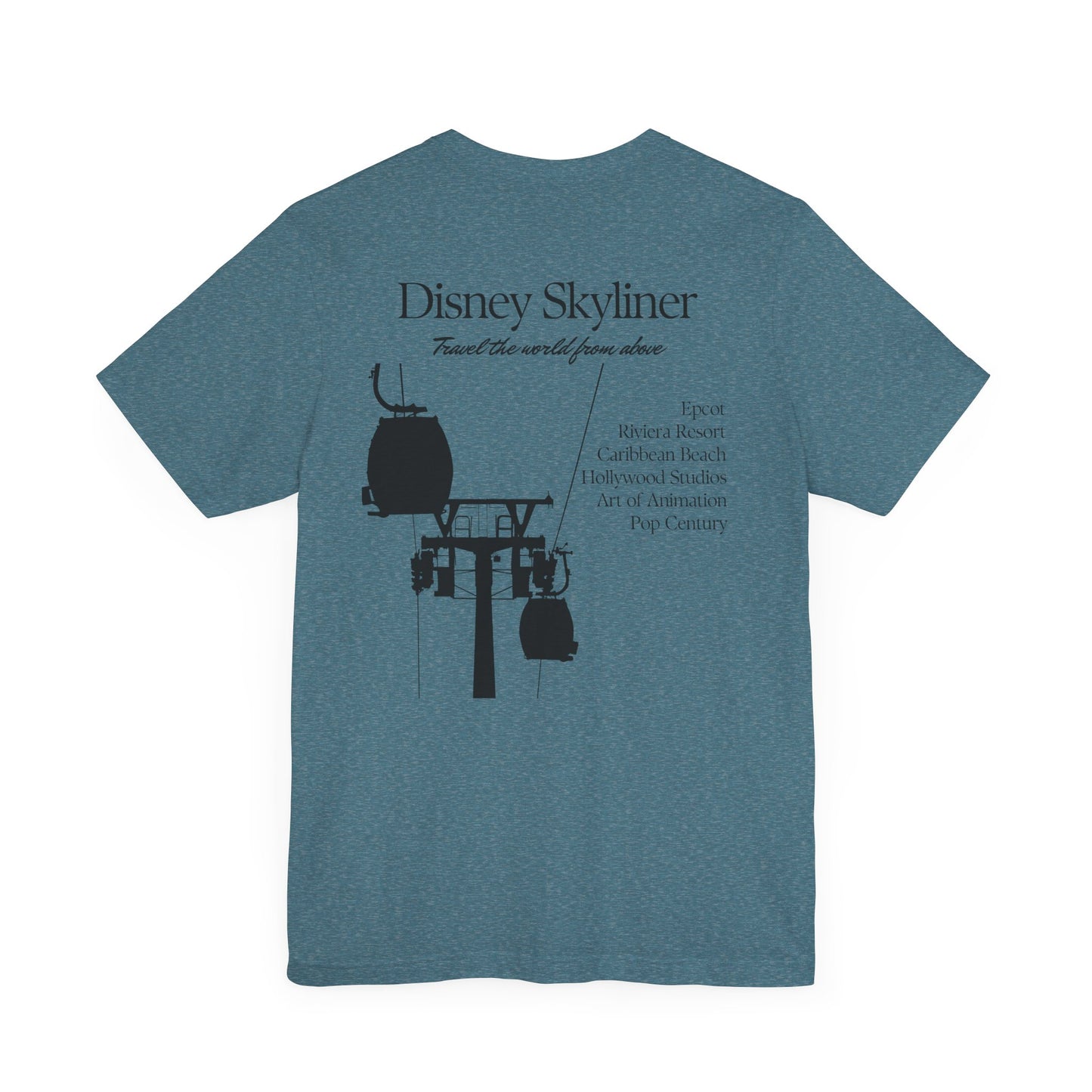 Disney Skyliner - Heather Teal Tee