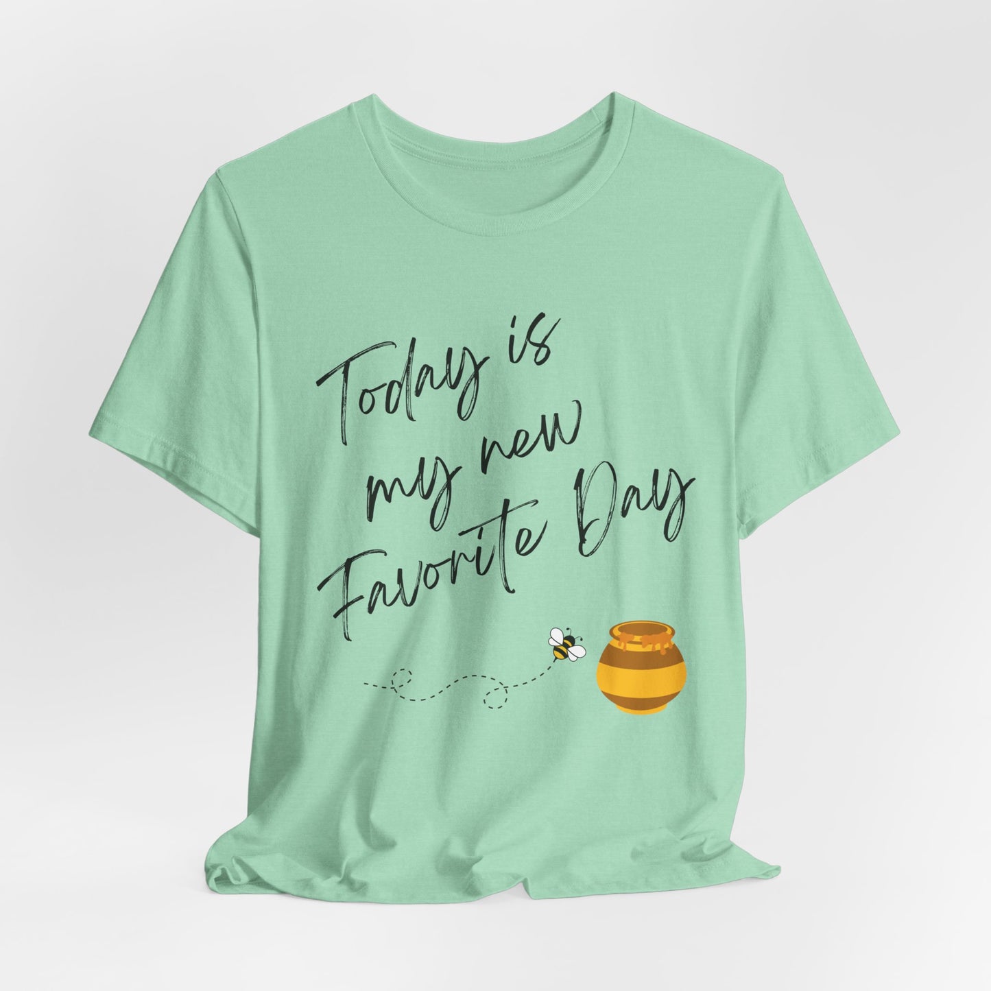 New Favorite Day - Heather Mint Tee