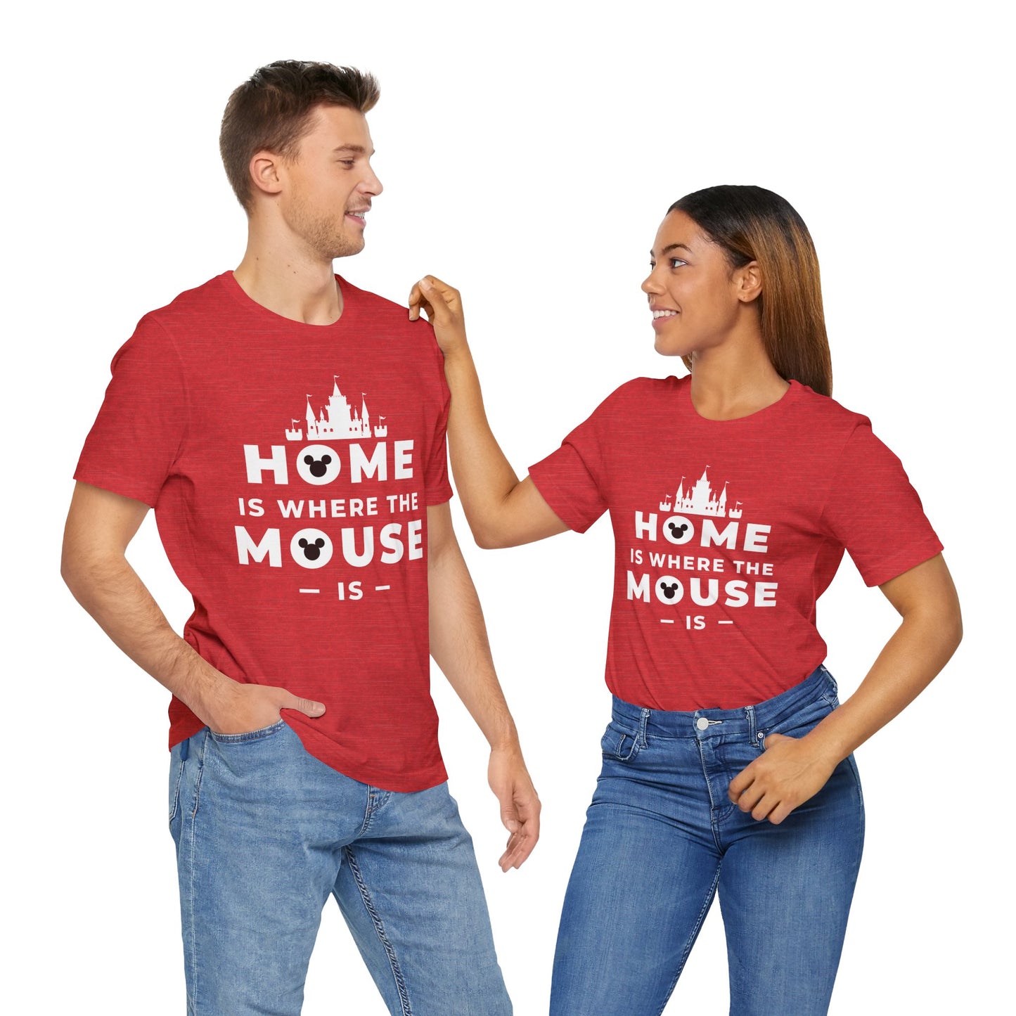 Welcome Home Block - Red Heather Tee