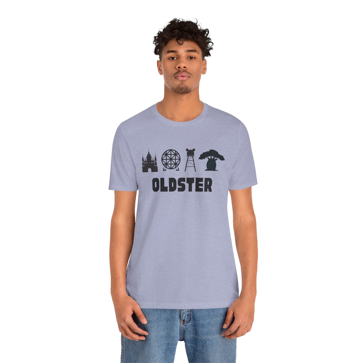 Oldster Walt - Heather Blue Tee