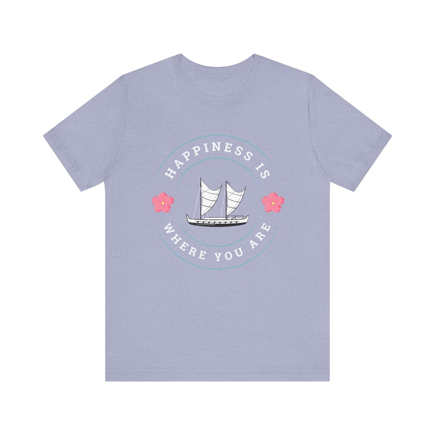 Where You Are - Heather Blue Tee