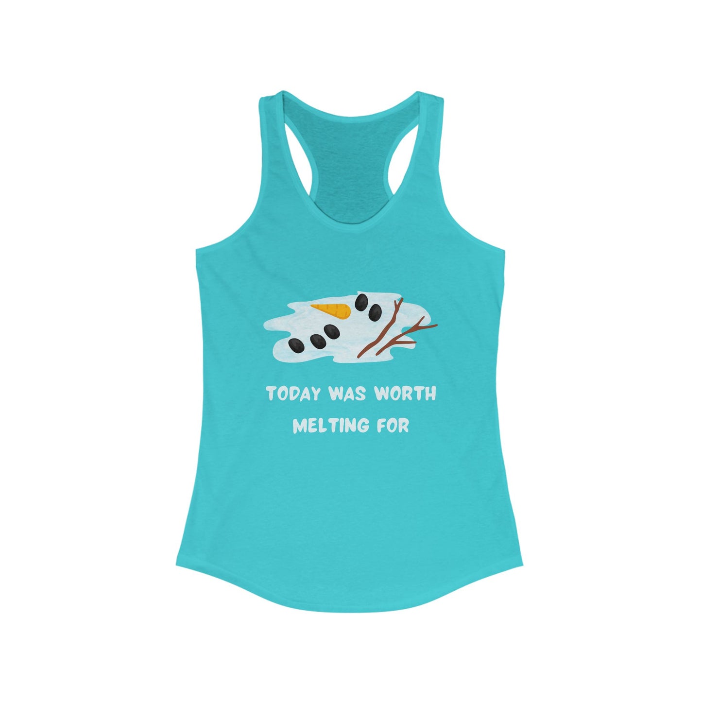 Worth Melting For - Women's Racerback Tank Top
