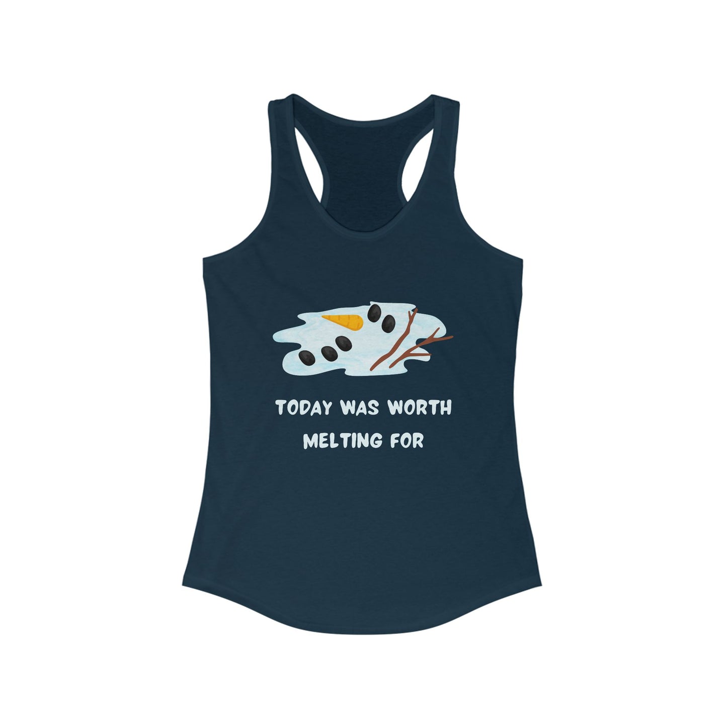 Worth Melting For - Women's Racerback Tank Top