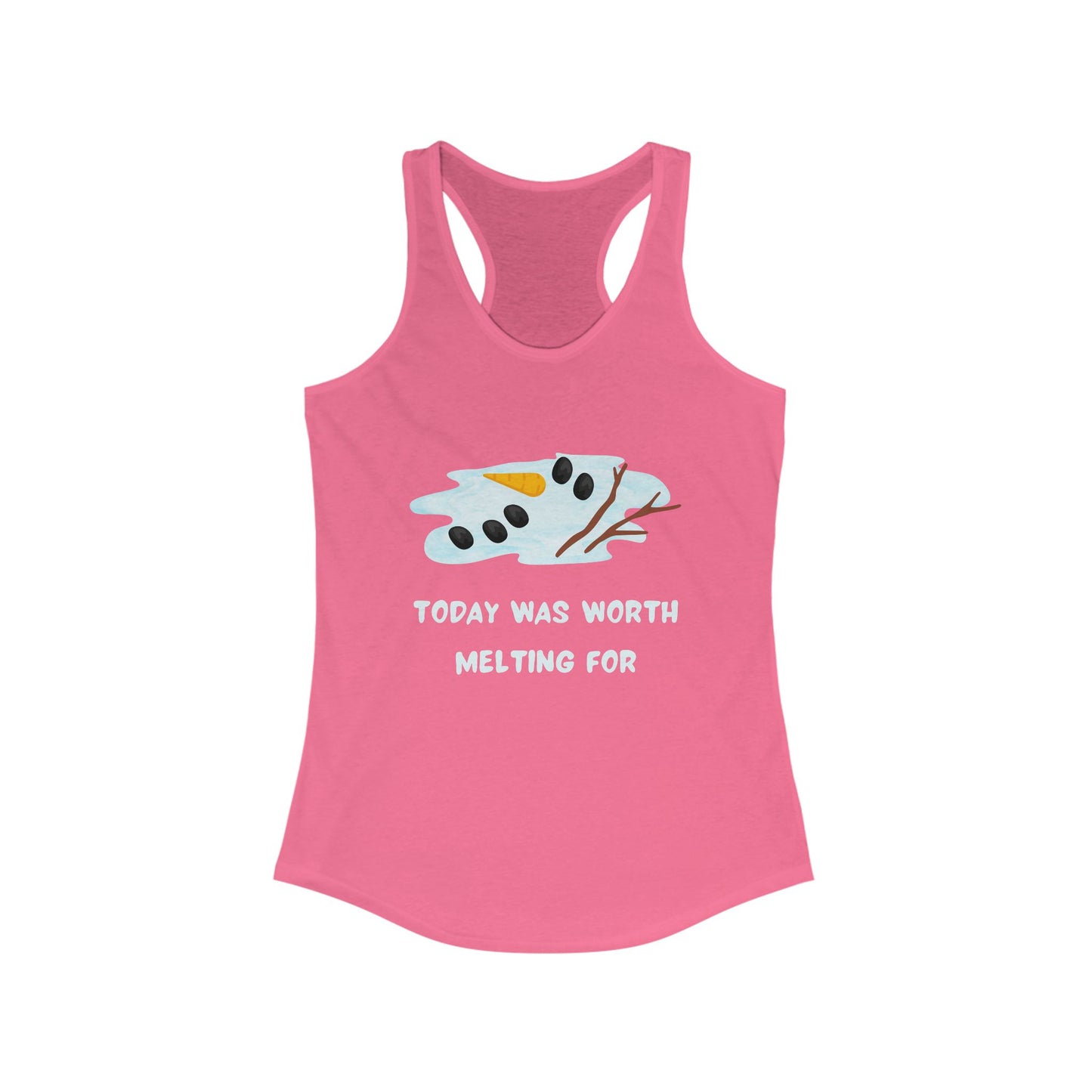 Worth Melting For - Women's Racerback Tank Top