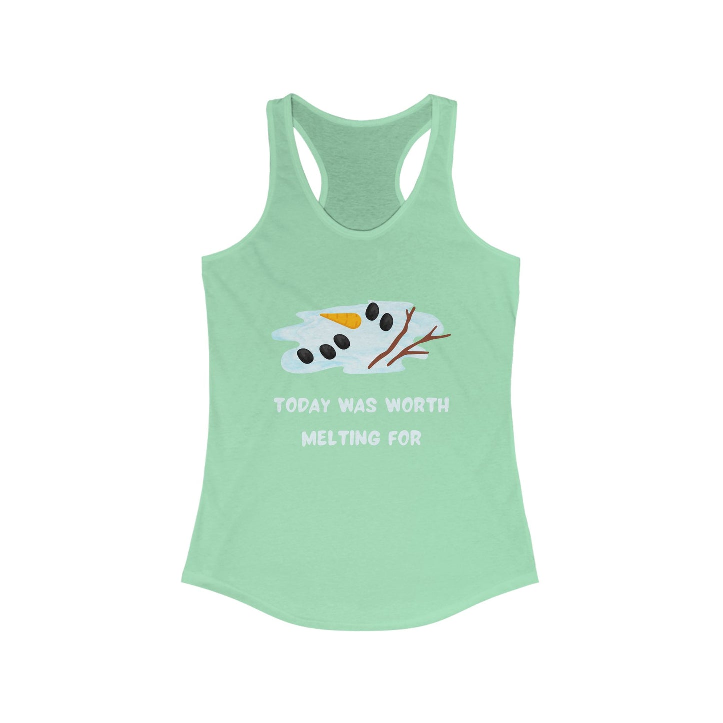Worth Melting For - Women's Racerback Tank Top