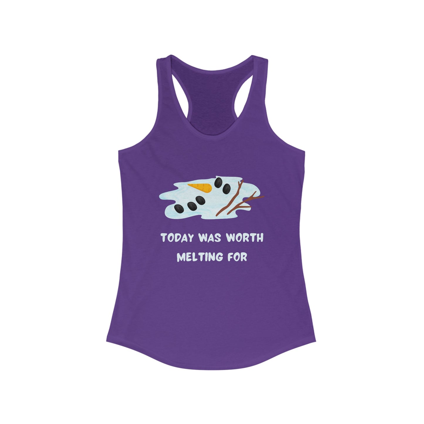 Worth Melting For - Women's Racerback Tank Top