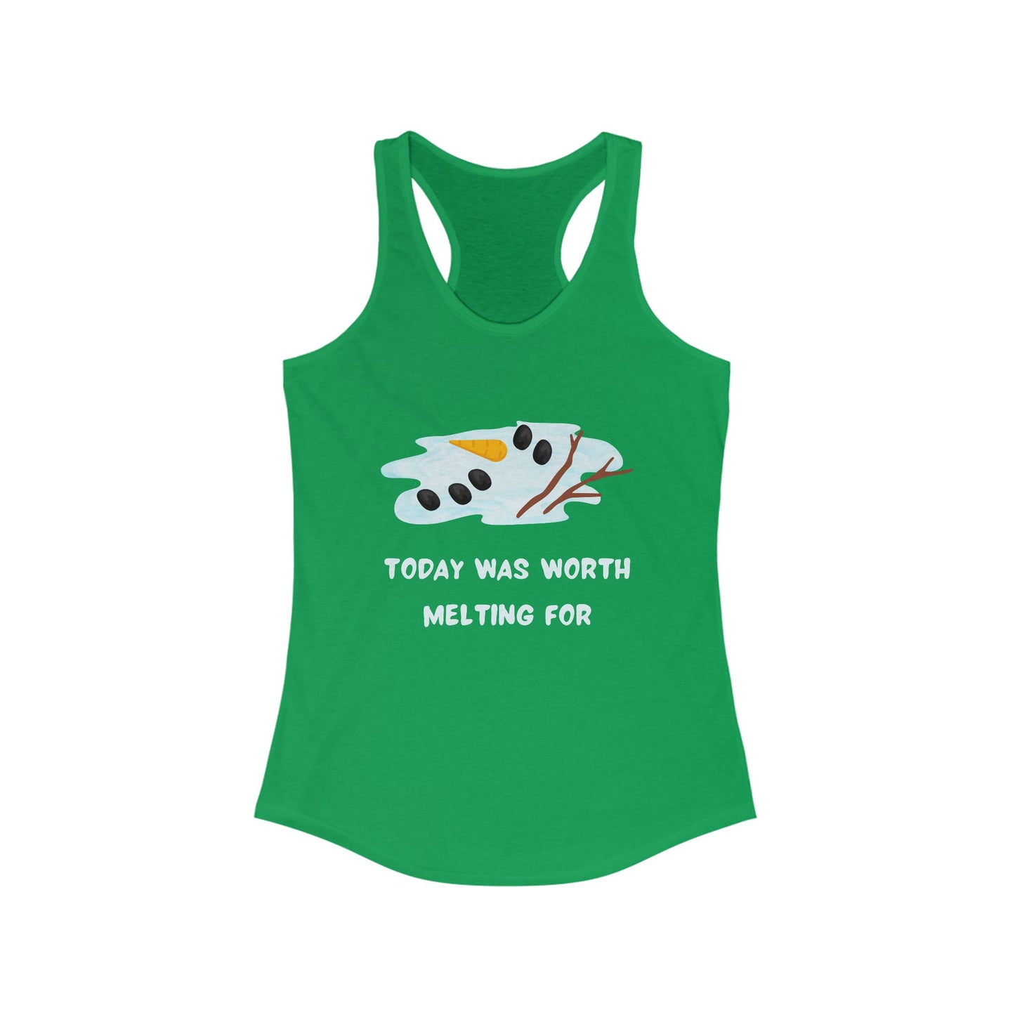 Worth Melting For - Women's Racerback Tank Top