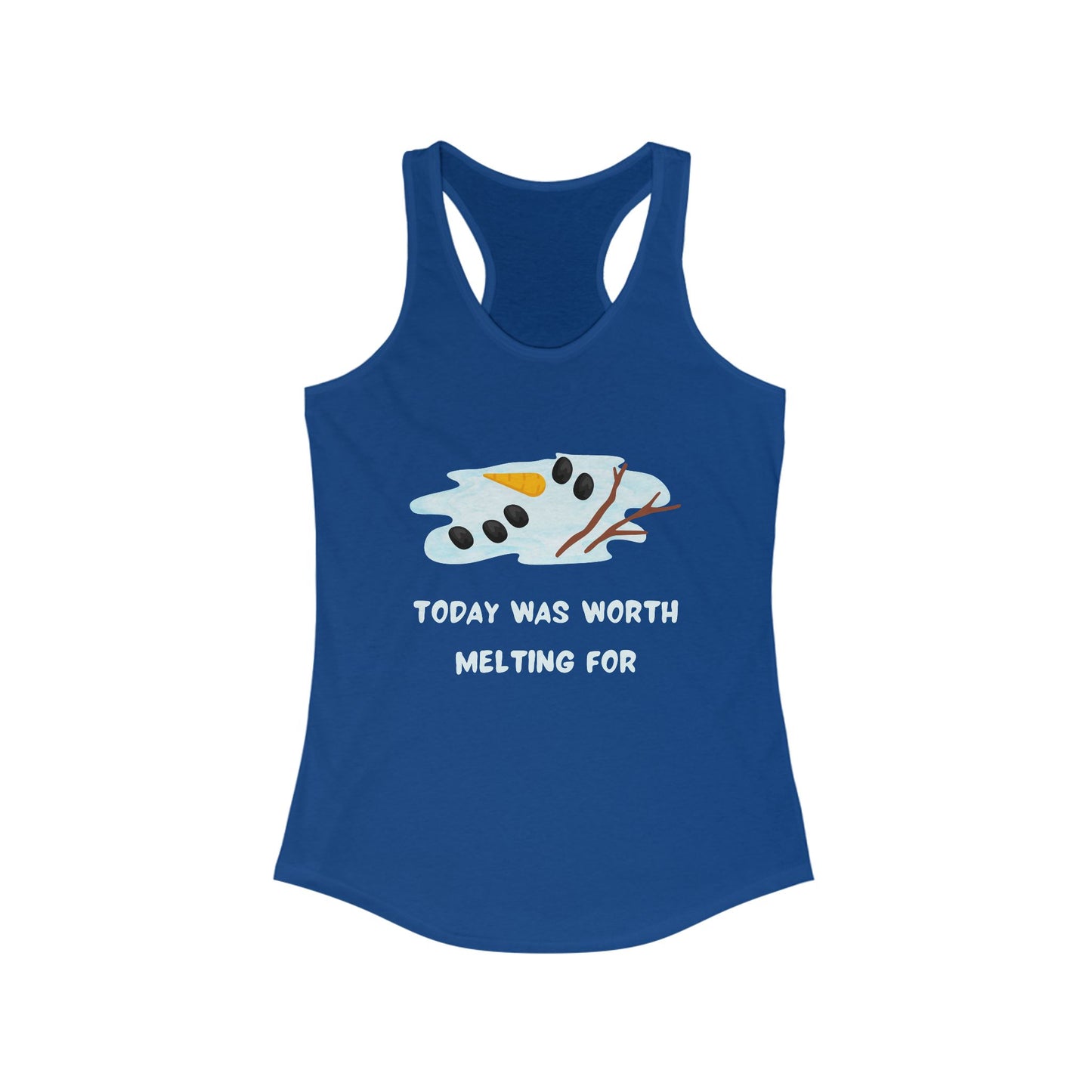 Worth Melting For - Women's Racerback Tank Top