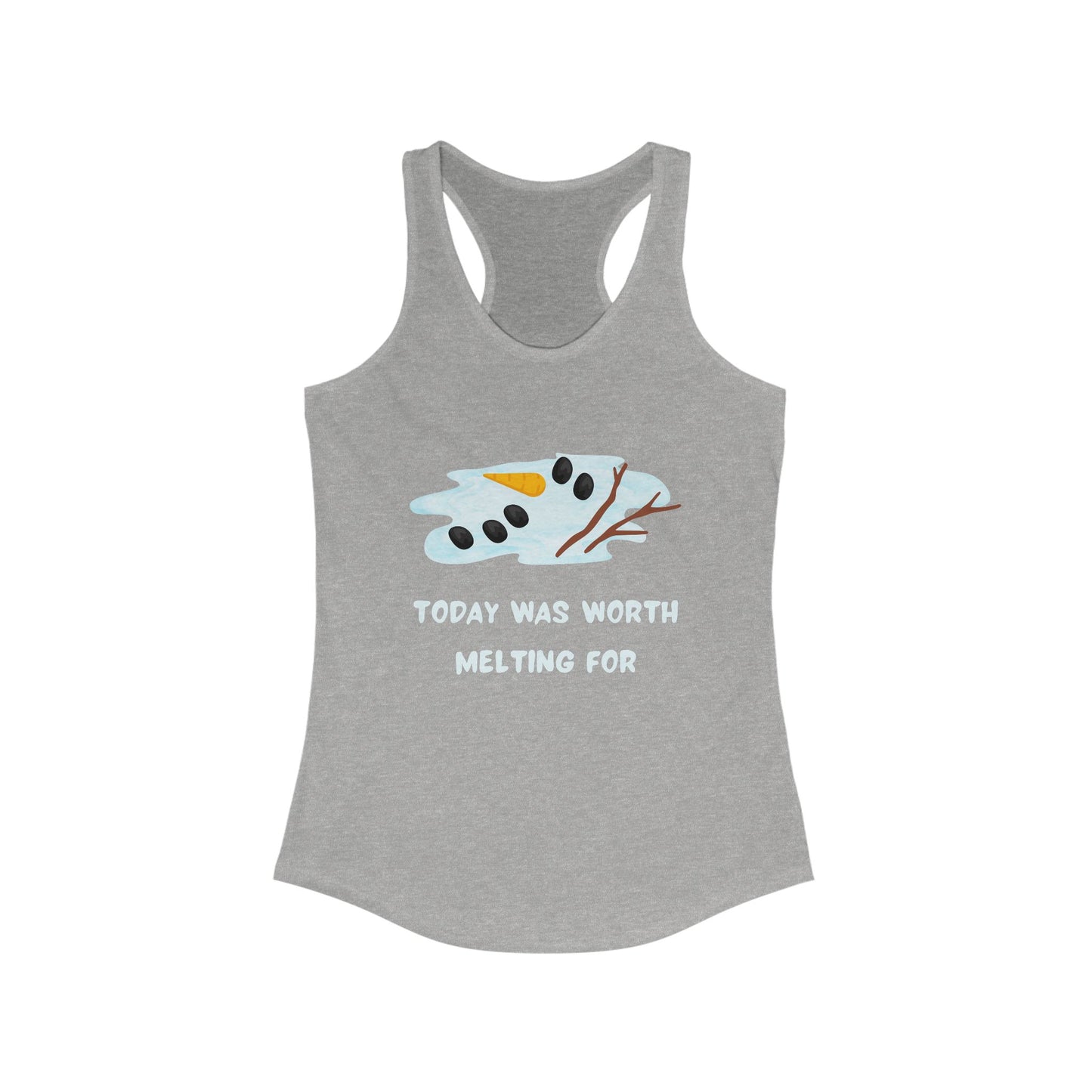 Worth Melting For - Women's Racerback Tank Top