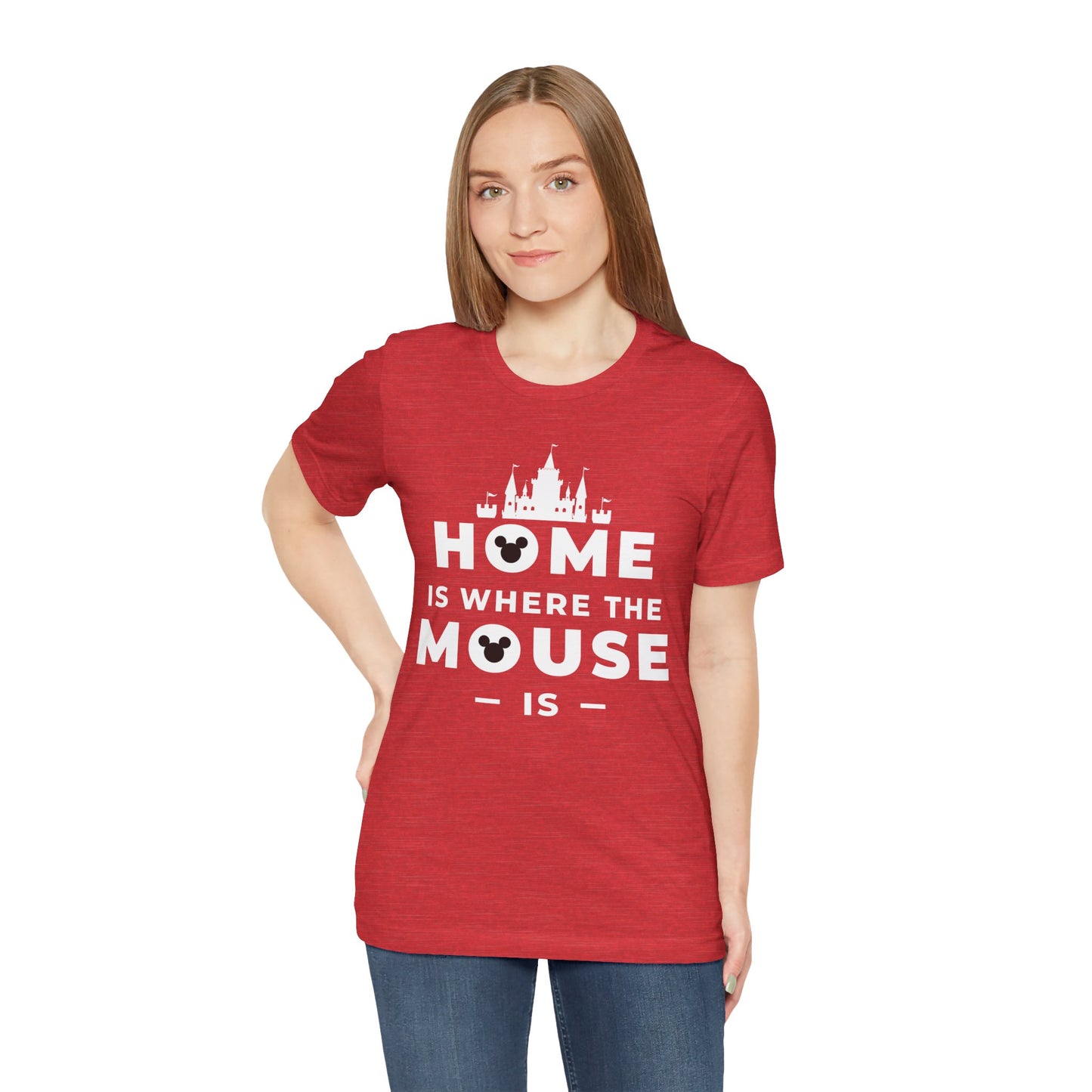 Welcome Home Block - Red Heather Tee