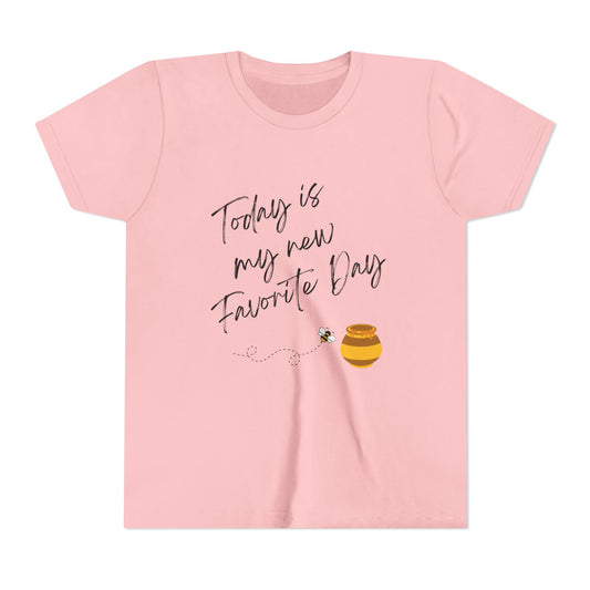 New Favorite Day - Pink Youth Tee