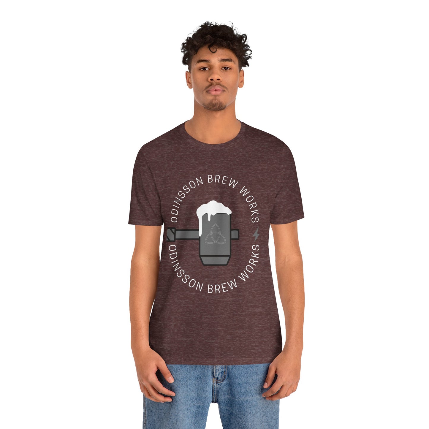 Odinsson Brew Works - Heather Maroon Tee