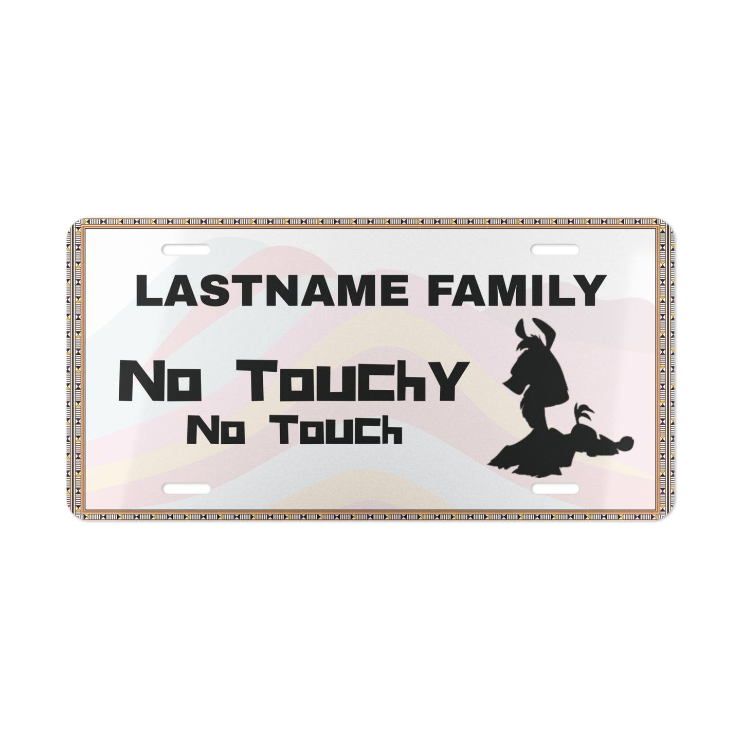 No Touchy - Personalized Stroller Sign